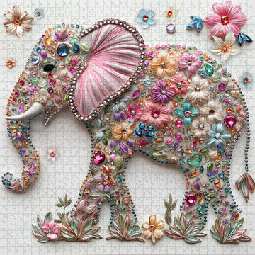 Elegante elefante rompecabezas Rompecabezas 1000 piezas